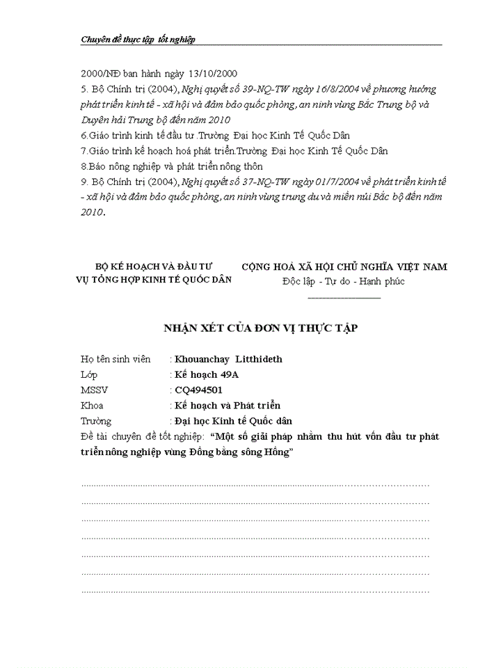 image for page Một số giải pháp nhằm thu hút vốn đầu tư phát triển nông nghiệp vùng Đồng bằng sông hồng