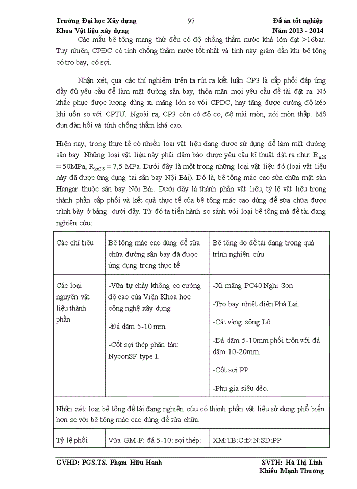 image for page Nghiên cứu chế tạo bê tông chất lượng cao với hàm lượng tro bay lớn từ nguyên vật liệu sẵn có ở Việt Nam để xây dựng đường sân bay