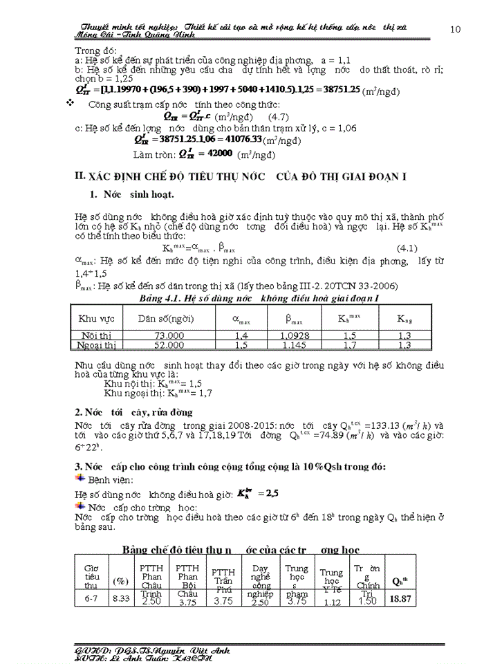 image for page Thiết kế cải tạo và mở rộng kế hệ thống cấp nước thị xã Móng Cái –Tỉnh Quãng Ninh