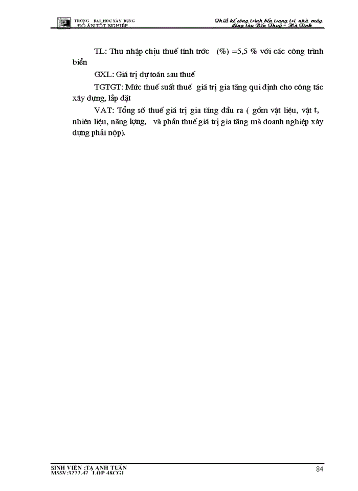 image for page Thiết kế công trình bến trang trí nhà máy đóng tàu Bến Thuỷ - Hà Tĩnh