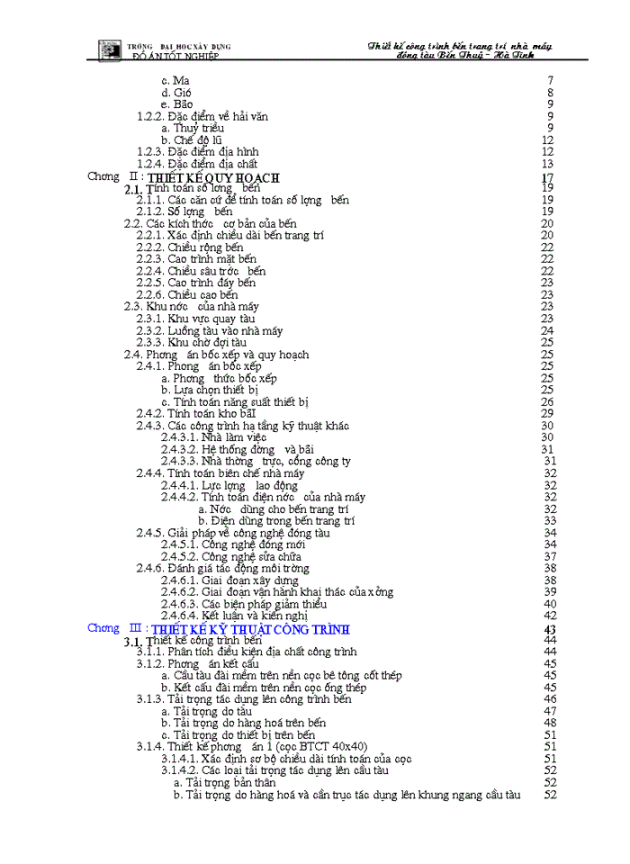 image for page Thiết kế công trình bến trang trí nhà máy đóng tàu Bến Thuỷ - Hà Tĩnh
