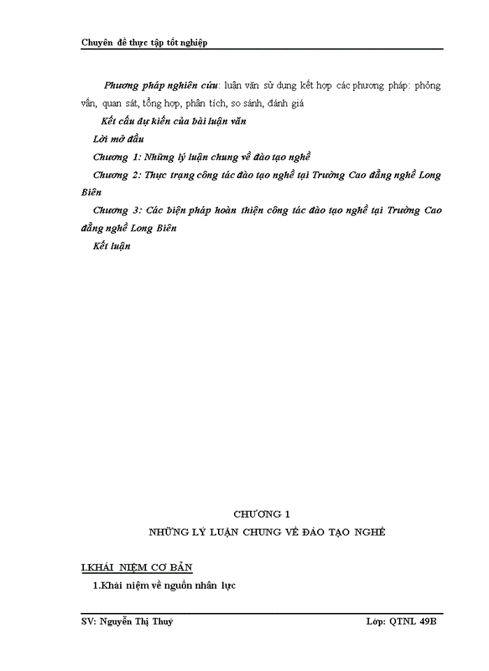 image for page Hoàn thiện công tác đào tạo nghề may  tại Trường Cao Đẳng Nghề Long Biên