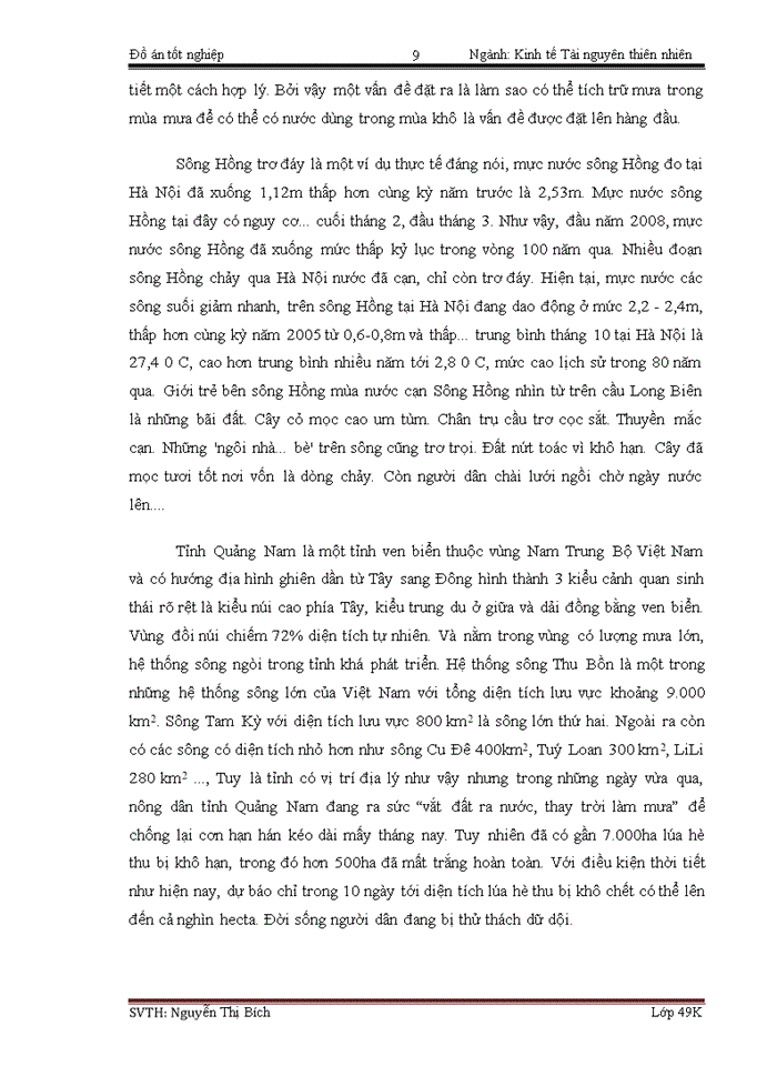 image for page Lập dự án đầu tư xây dựng công trình hồ chứa nước Vĩnh Trinh xã Duy Hòa huyện Duy Xuyên tỉnh Quảng Nam