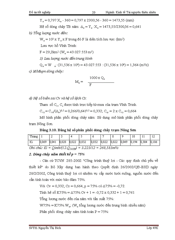 image for page Lập dự án đầu tư xây dựng công trình hồ chứa nước Vĩnh Trinh xã Duy Hòa huyện Duy Xuyên tỉnh Quảng Nam