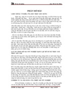 Lập và lựa chọn giải pháp tổ chức - kỹ thuật cho các công tác chính