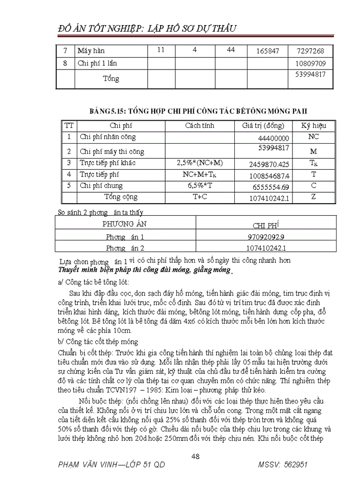 image for page Lập hồ sơ dự thầu