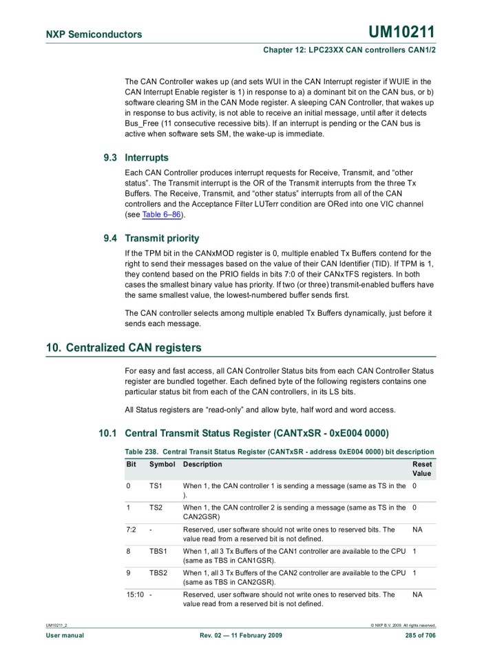 image for page UM10211 LPC23XX User manual