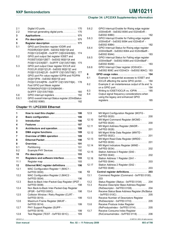 image for page UM10211 LPC23XX User manual