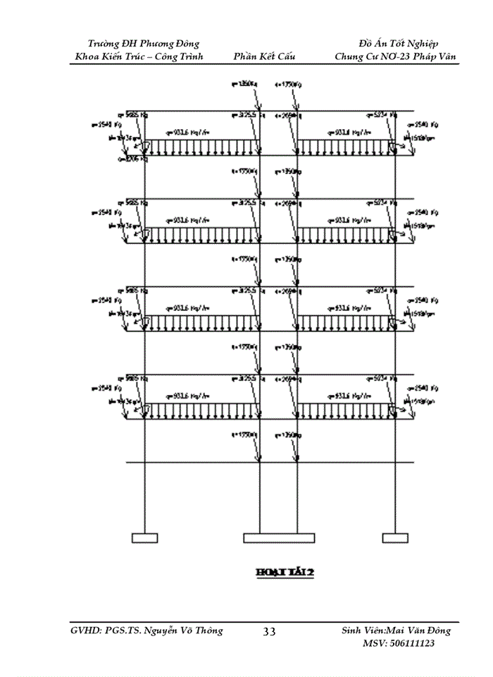 image for page Đồ Án Tốt Nghiệp Chung Cư NƠ-23 Pháp Vân