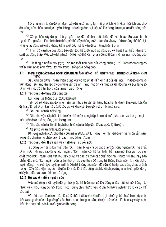 image for page Đánh giá tác động môi trường của dự án và biện pháp giảm thiểu tác động môi trường