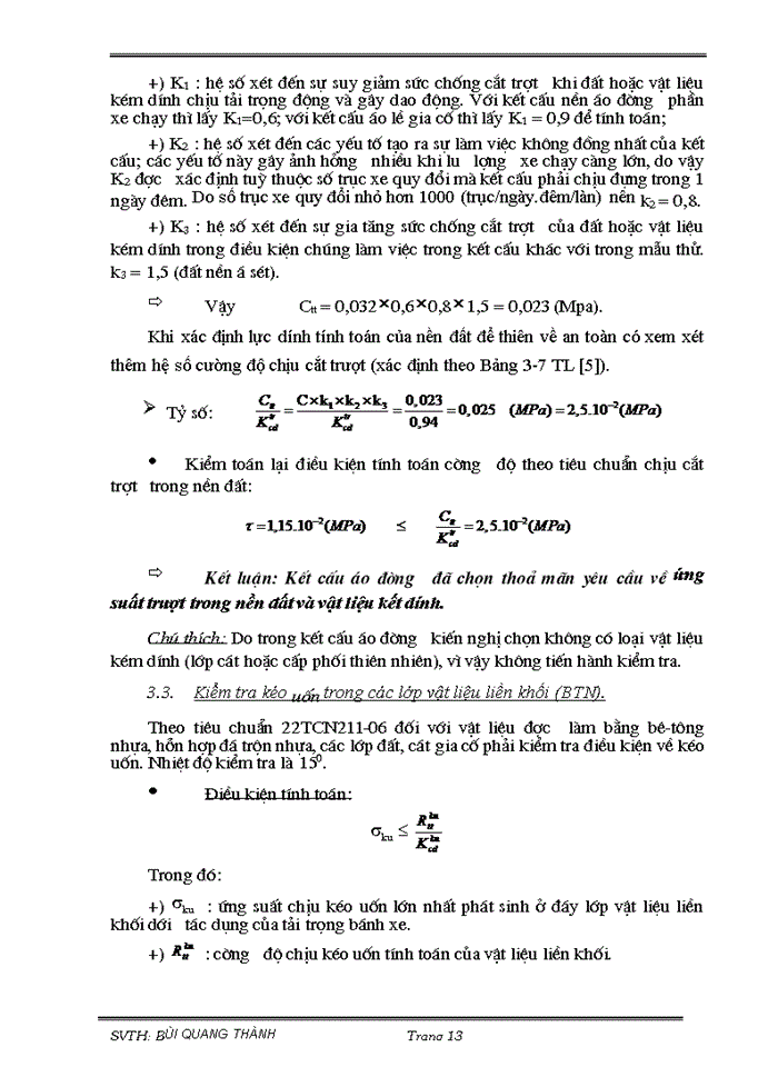 image for page Thiết kế và tính toán kết cấu áo đường mềm