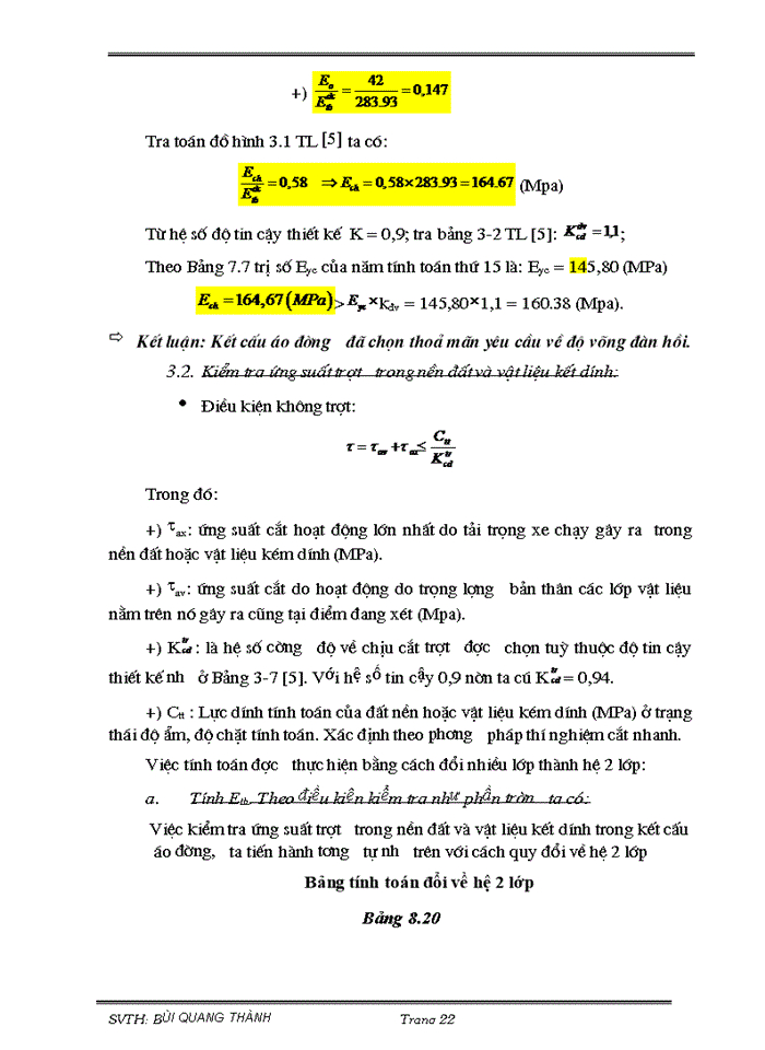 image for page Thiết kế và tính toán kết cấu áo đường mềm