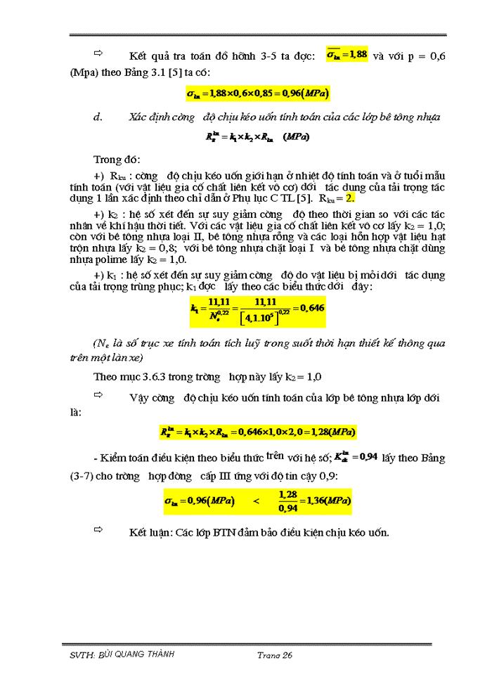 image for page Thiết kế và tính toán kết cấu áo đường mềm