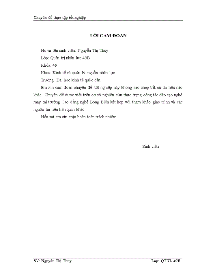 image for page Hoàn thiện công tác đào tạo nghề may  tại Trường Cao Đẳng Nghề Long Biên