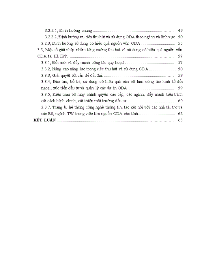 image for page Tình hình thu hút và sử dụng nguồn vốn ODA trên địa bàn tỉnh Hà Tĩnh