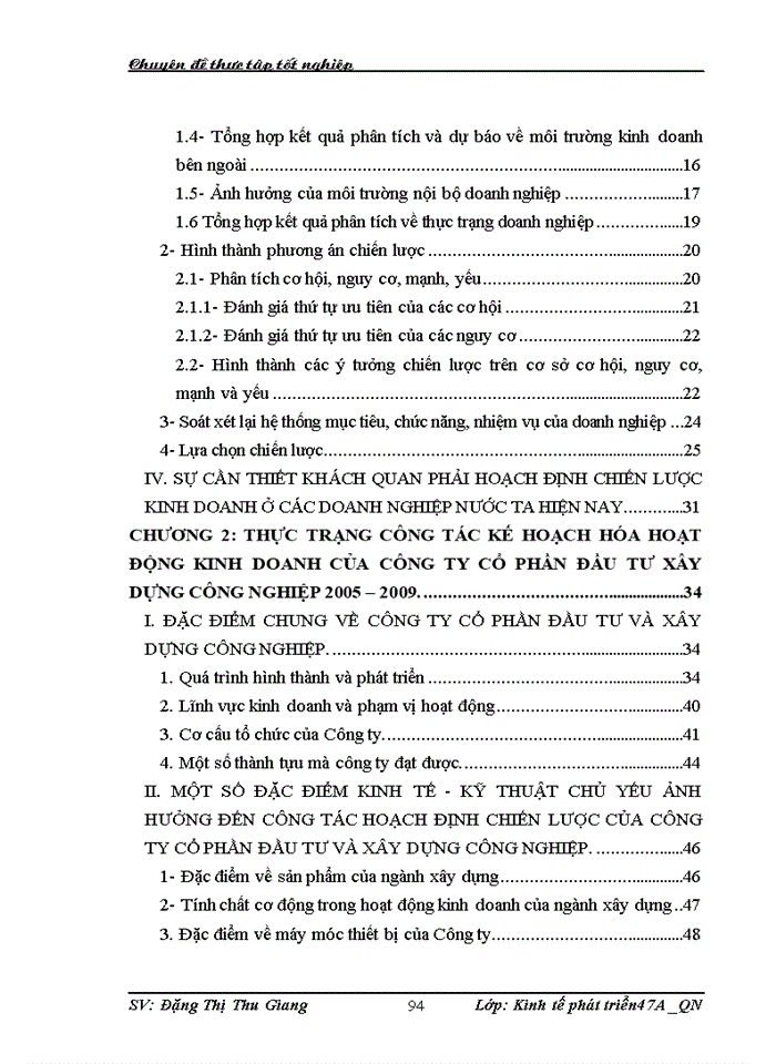 image for page Xây dựng chiến lược kinh doanh ở công ty Cổ phần đầu tư và xây dựng Công nghiệp 2010 - 2020