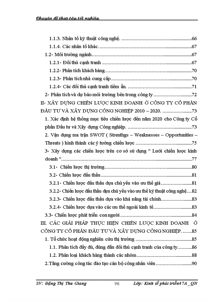 image for page Xây dựng chiến lược kinh doanh ở công ty Cổ phần đầu tư và xây dựng Công nghiệp 2010 - 2020