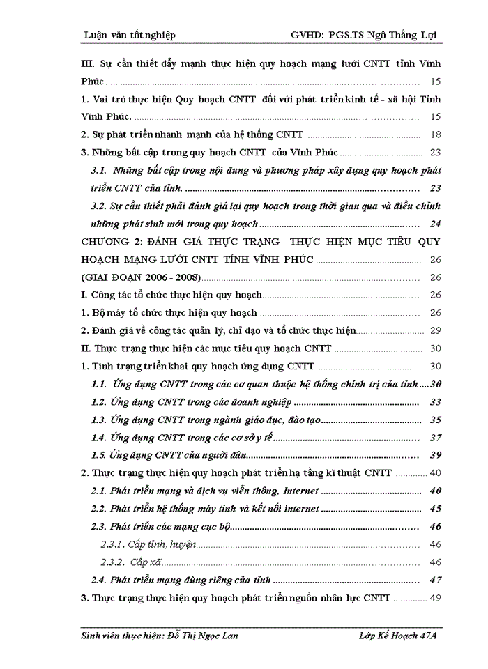 image for page Đánh giá thực trạng thực hiện mục tiêu Quy hoạch mạng lưới CNTT tỉnh Vĩnh Phúc (giai đoạn 2006 – 2008)
