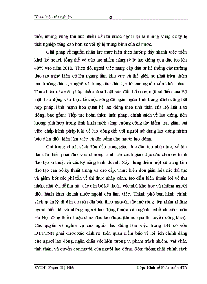 image for page Phân tích, đánh giá thực trạng giải ngân nguồn vốn đầu tư trực tiếp FDI trên địa bàn Hà nội