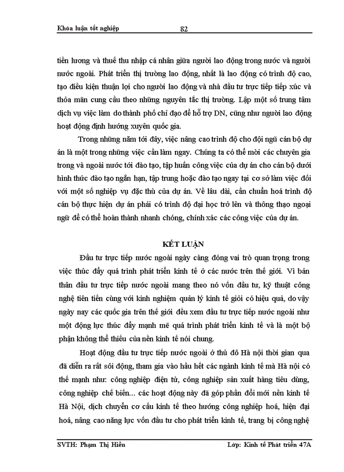 image for page Phân tích, đánh giá thực trạng giải ngân nguồn vốn đầu tư trực tiếp FDI trên địa bàn Hà nội