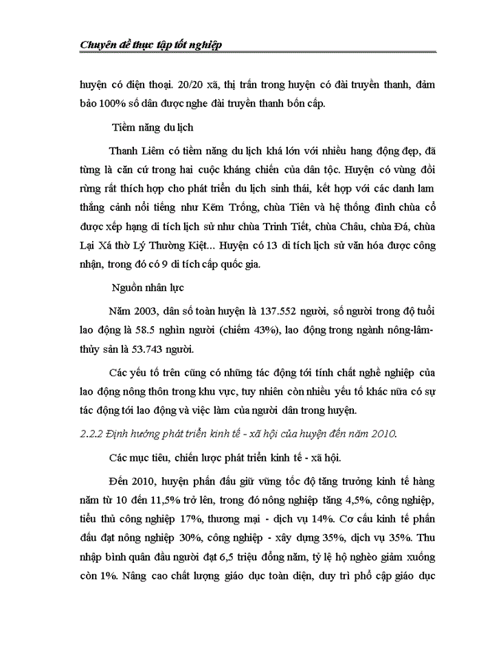 image for page Thực trạng lao động và một số giải pháp nâng cao thu nhập cho người lao động huyện Thanh Liêm