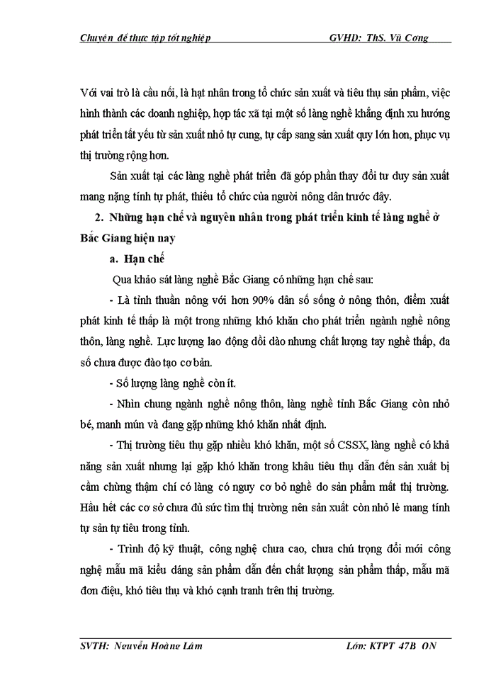 image for page Phát triển kinh tế làng nghề trên địa bàn tỉnh Bắc Giang đến năm 2020