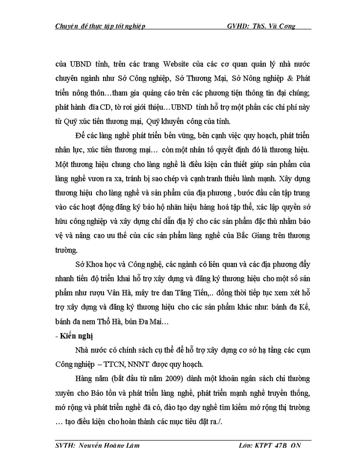 image for page Phát triển kinh tế làng nghề trên địa bàn tỉnh Bắc Giang đến năm 2020