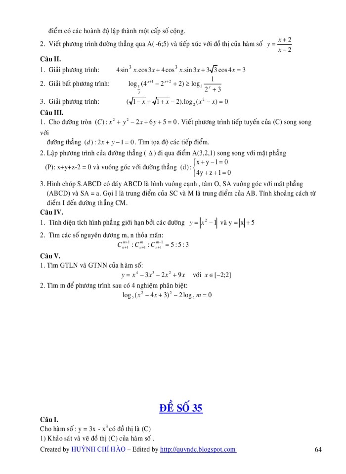 image for page Dạng đề kiểm tra 15 phút hình học 10