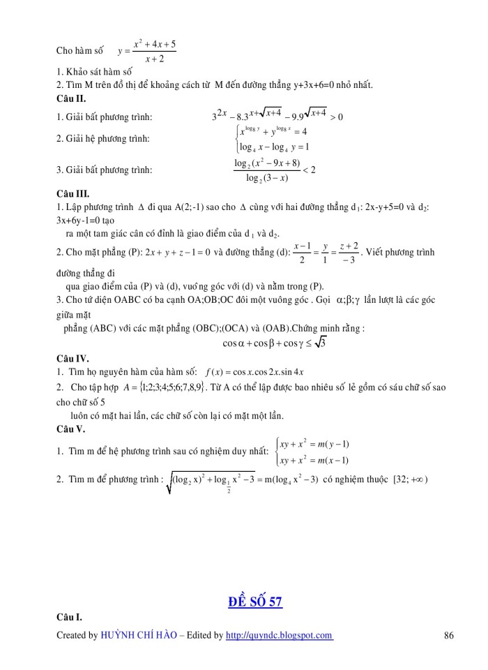 image for page Dạng đề kiểm tra 15 phút hình học 10