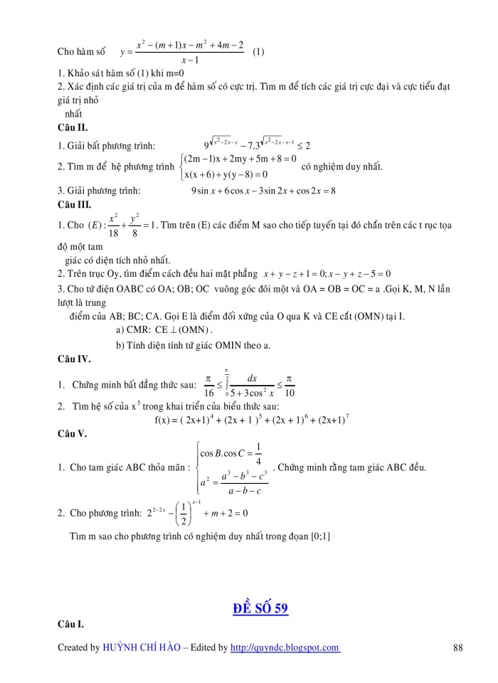 image for page Dạng đề kiểm tra 15 phút hình học 10