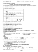 Ôn tập đạo hàm và ứng dụng đạo hàm