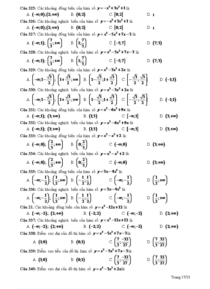 image for page Trắc nghiệm chương