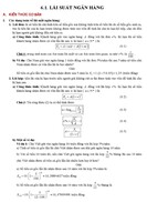 Lãi suất ngân hàng