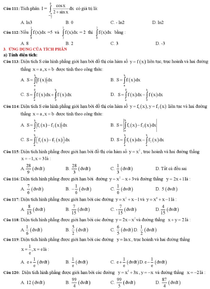 image for page Nguyên hàm - tích phân