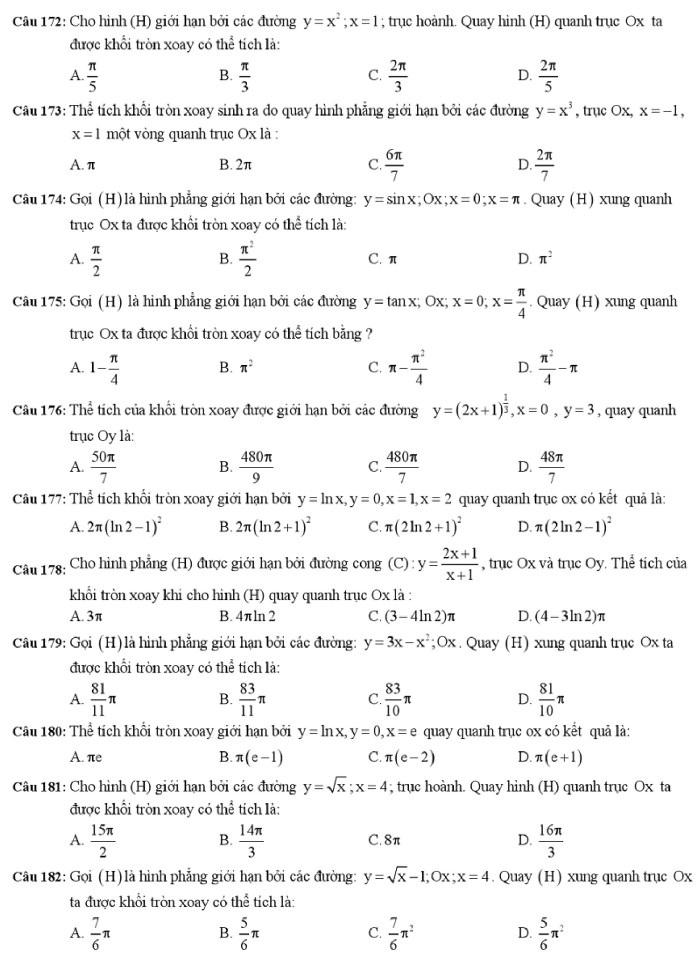 image for page Nguyên hàm - tích phân