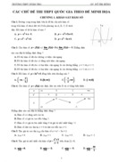 Các chủ đề thi thpt quốc gia theo đề minh họa chương 1. khảo sát hàm số