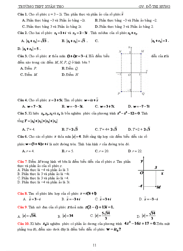 image for page Các chủ đề thi thpt quốc gia theo đề minh họa chương 1. khảo sát hàm số