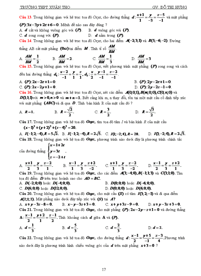 image for page Các chủ đề thi thpt quốc gia theo đề minh họa chương 1. khảo sát hàm số