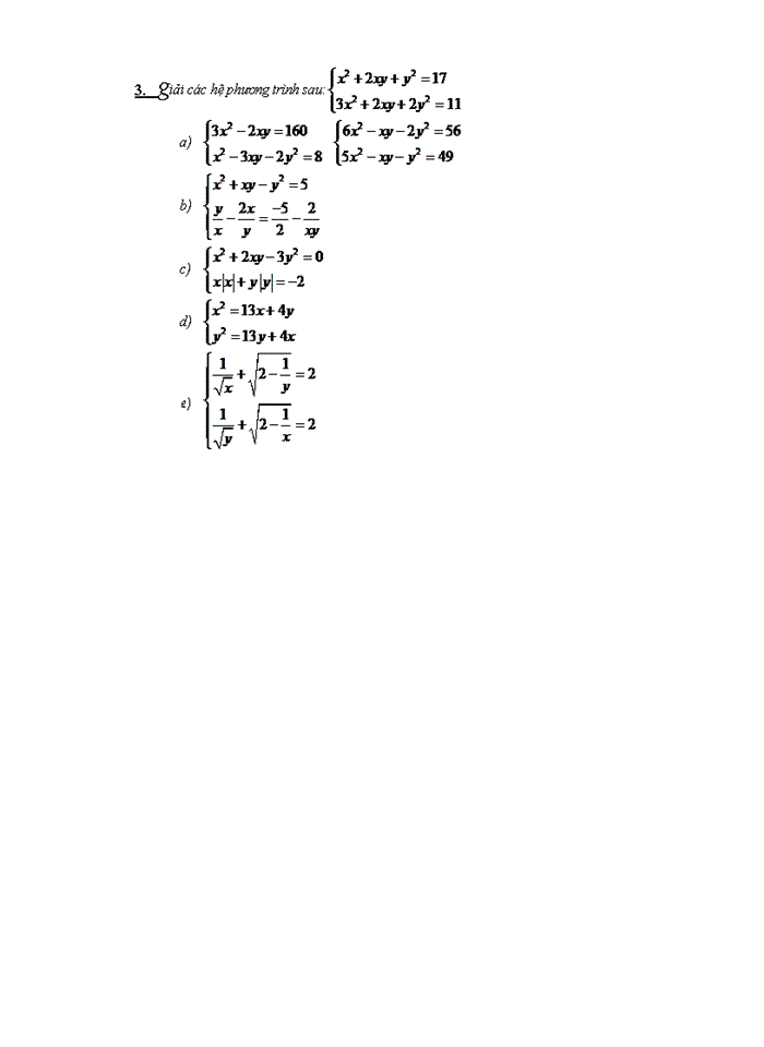image for page Hệ phương trình trong các đề tuyển sinh đại học