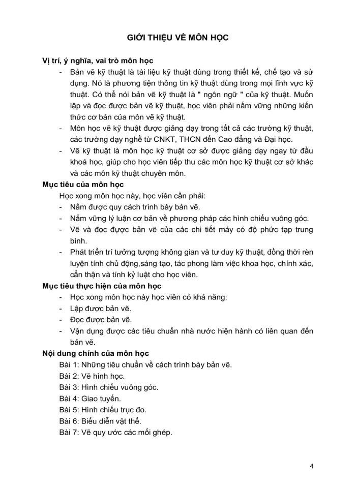 image for page Giáo trình vẽ kỹ thuật