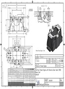 Vertical steam engine with reverse gear ( anno 1830) base cast