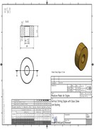 Verical stirling engine with glass dome link bushing