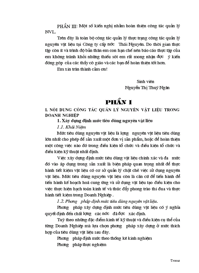 image for page Công tác quản lý Nguyên Vật Liệu