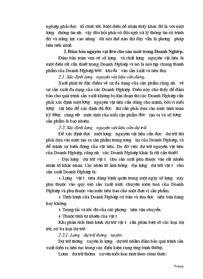 image for page Công tác quản lý Nguyên Vật Liệu