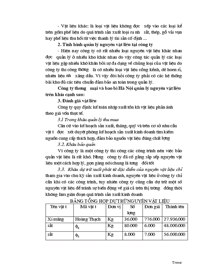 image for page Công tác quản lý Nguyên Vật Liệu