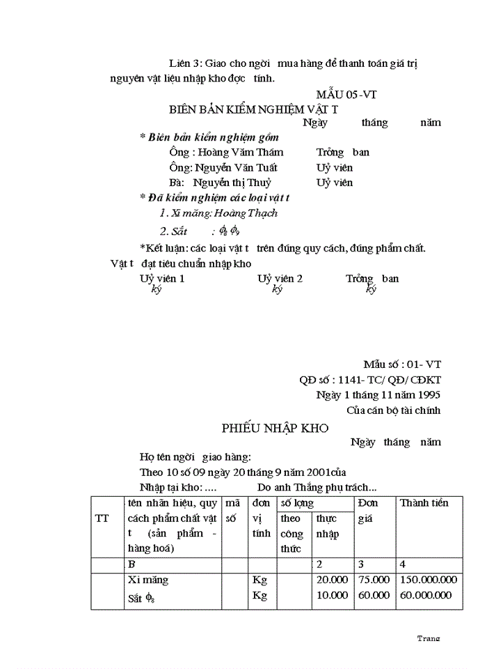 image for page Công tác quản lý Nguyên Vật Liệu