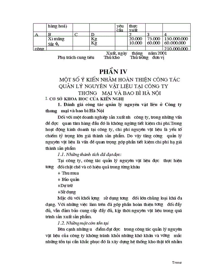 image for page Công tác quản lý Nguyên Vật Liệu