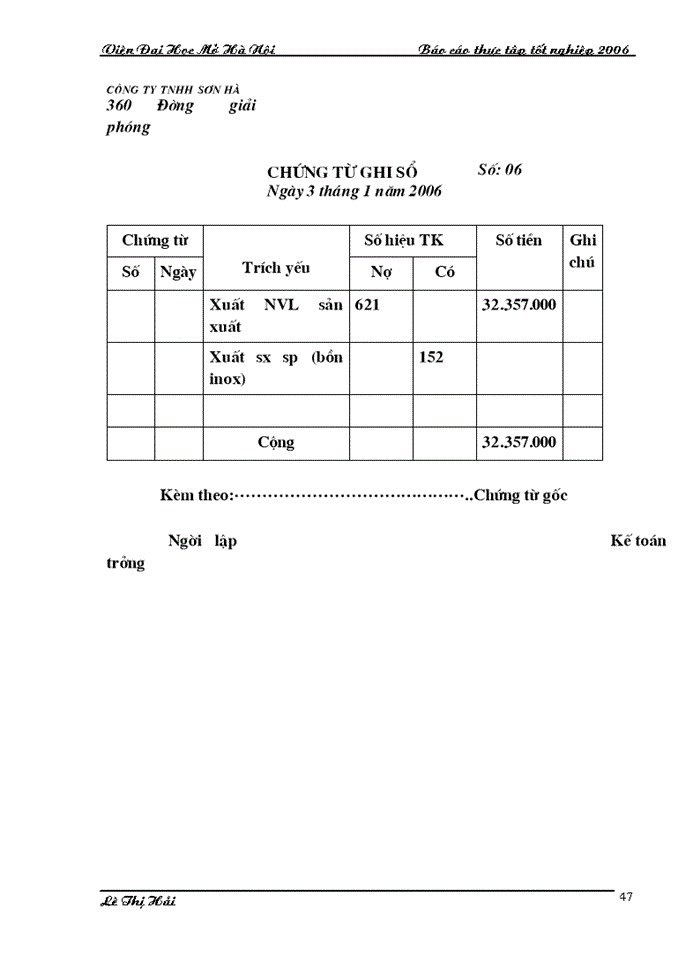 image for page Hoàn thiện công tác kế toán chi phí sản xuất và tính giá thành sản phẩm tại  công ty TNHH cơ kim khí SƠN HÀ