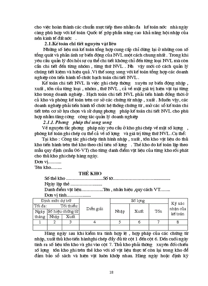 image for page Kế toán nguyên vật liệu, vật liệu và công cụ dụng cụ tại Xí nghiệp 22 - Công ty 22 BQP