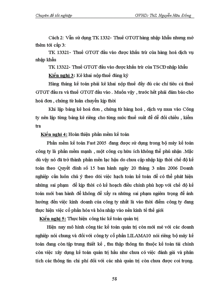 image for page Tổ chức công tác kế toán thuế GTGT tại công ty cổ phần LILAMA10